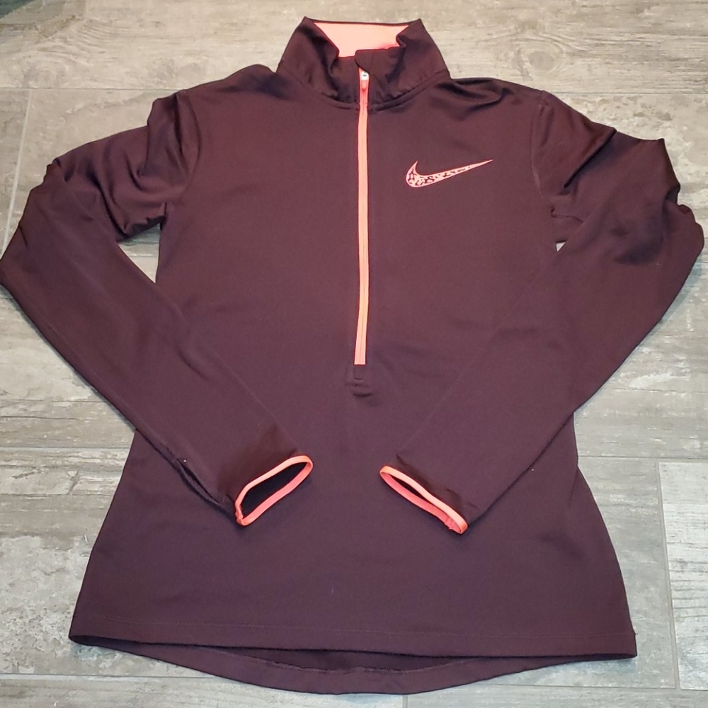 Nike dri fit half zip